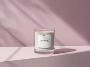 Scented candle in a jar – Cherry Blossom