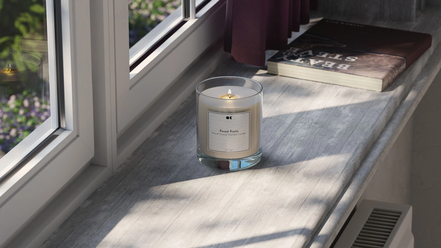 Forest fruits scented candle