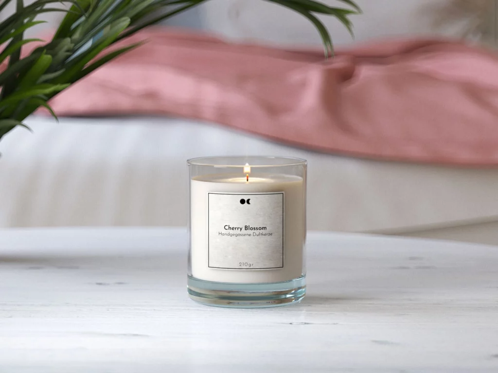 Scented Candle in Glass – Cherry Blossom