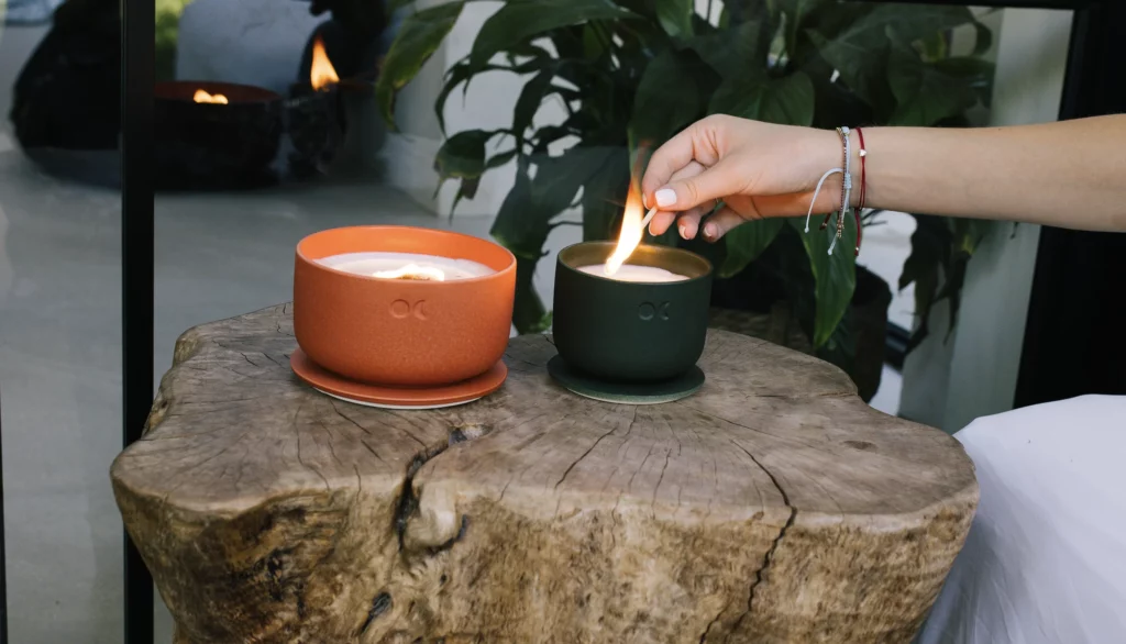 Bougie Fleurie Lumond