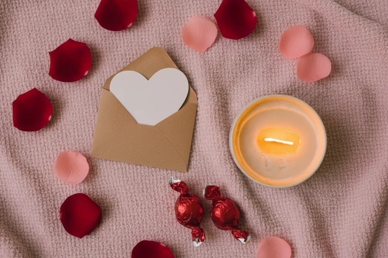Kerzen als Valentinstag Geschenk
